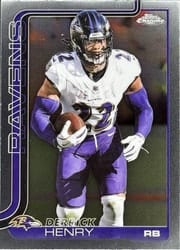 2025 Topps Chrome Base Set Derrick Henry #25 card