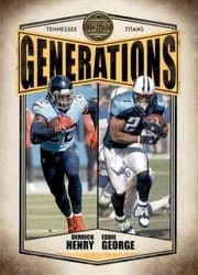 2022 Panini Legacy Generations Derrick Henry / Eddie George #G-7 card