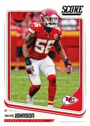 2018 Score Base Set Derrick Johnson #163 card