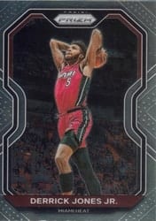 2020-21 Panini Prizm Base Set Derrick Jones Jr. #55 card