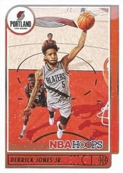 2021-22 Hoops Winter Base Set Derrick Jones Jr #131 card