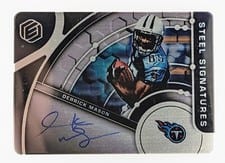 2022 Panini Elements Steel Signatures Derrick Mason #SS-DM card