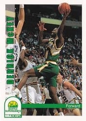 1992-93 Hoops Base Set Derrick McKey #217 card