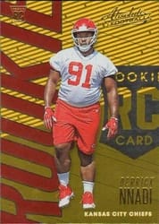 2018 Panini Absolute Base Set Derrick Nnadi #109 card