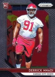 2018 Panini Prizm Base Set Derrick Nnadi #265 card