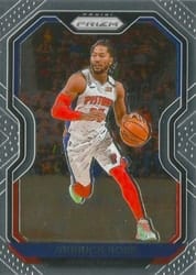2020-21 Panini Prizm Base Set Derrick Rose #231 card