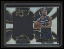 2022-23 Panini Select Throwback Memorabilia Derrick Rose #TM-DR card