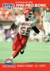 1990 Pro Set Base Set Derrick Thomas #373 card