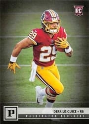 2018 Panini Base Set Derrius Guice #314 card