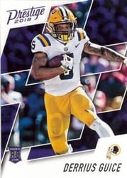 2018 Panini Prestige Base Set Derrius Guice #231 card