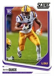 2018 Score Base Set Derrius Guice #360 card