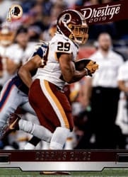 2019 Panini Prestige Base Set Derrius Guice #101 card