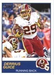2019 Score Base Set Derrius Guice #194 card