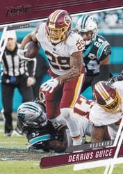 2020 Panini Prestige Base Set Derrius Guice #162 card