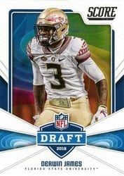 2018 Score NFL Draft Derwin James #12 card