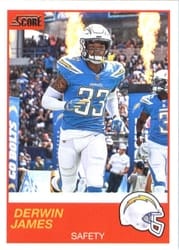 2019 Score Base Set Derwin James #25 card