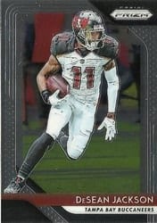 2018 Panini Prizm Base Set DeSean Jackson #18 card