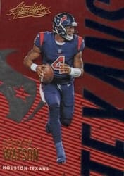 2018 Panini Absolute Base Set Deshaun Watson #39 card