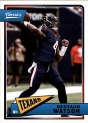 2018 Panini Classics Base Set Deshaun Watson #40 card