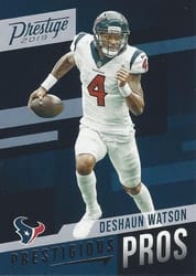 2019 Panini Prestige Prestigious Pros Deshaun Watson #PP-DW card