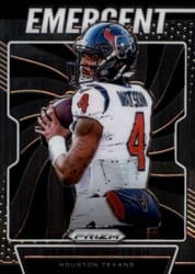 2019 Panini Prizm Emergent Deshaun Watson #2 card