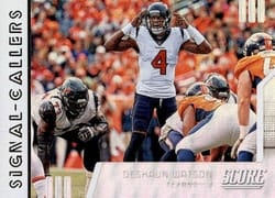 2019 Score Signal-Callers Deshaun Watson #SC-16 card