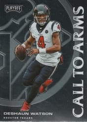 2020 Panini Playoff Call to Arms Deshaun Watson #CA-7 card