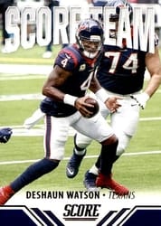 2021 Score Score Team Deshaun Watson #ST12 card