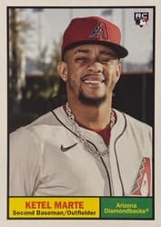 2024 Topps Archives Base Set Design Variation, card number on the bottom #75 card