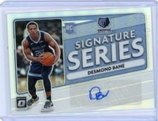 2020-21 Donruss Optic Signature Series Desmond Bane #SS-DES card
