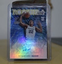 2020-21 Hoops Rookie Ink Desmond Bane #RI-DBN card