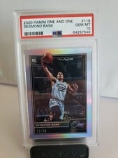 2020-21 Panini One and One Base Set Desmond Bane #118 card