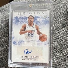 2020-21 Panini Origins Rookie Autographs Desmond Bane #RA-BAN card