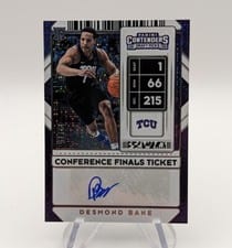 2020 Panini Contenders Draft Picks Desmond Bane #127 card