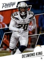 2018 Panini Prestige Base Set Desmond King #123 card