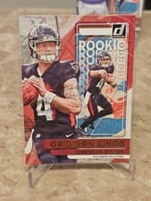 2022 Donruss Optic Rookie Gridiron Kings Autographs Desmond Ridder #RGK-4 card
