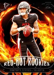 2022 Donruss Red Hot Rookies Desmond Ridder #RHR-2 card