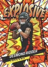 2022 Panini Absolute Explosive Desmond Ridder #E38 card