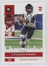 2022 Panini Chronicles Draft Picks Desmond Ridder Gold #15 card
