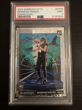2022 Panini Donruss Optic Downtown Desmond Ridder #DT-DR card