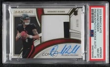 2022 Panini Immaculate Collection Premium Patch Rookie Autographs Desmond Ridder #PPR-DRI card