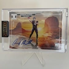 2022 Panini Impeccable Rookie Landscape Desmond Ridder #RLA-DRI card