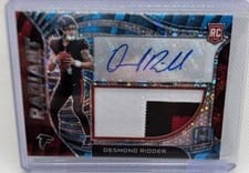 2022 Panini Spectra Radiant Rookie Patch Signatures Desmond Ridder #RAD-DRI card