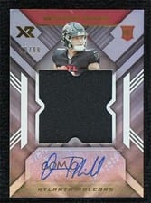 2022 Panini XR Rookie XL Swatch Autographs Desmond Ridder #RXA-DR card