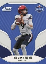 2022 Score NFL Draft Desmond Ridder #D3 card