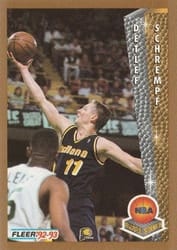 1992-93 Fleer Base Set Detlef Schrempf #249 card