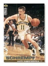 1995-96 Collector's Choice Base Set Detlef Schrempf #55 card