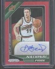 2020-21 Panini Chronicles National Pride Signatures Detlef Schrempf #NPS-DLS card