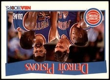 1991-92 Hoops Base Set Detroit Pistons #281 card