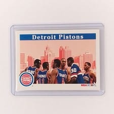 1992-93 Hoops Base Set Detroit Pistons #273 card